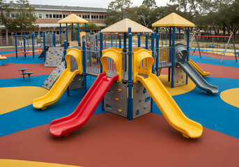 Vibrant Playground Equipment