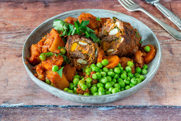 Bragioli - traditional Maltese beef olives or stuffed beef rolls