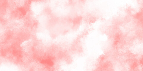 Abstract colorful watercolor background. Hand drawn stains watercolor texture. Brush stroke painting design. Pink and white background.
