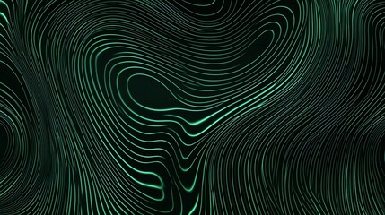 Dynamic green gradient design featuring soft wave elements in a seamless artistic flow made with Generative AI technology

