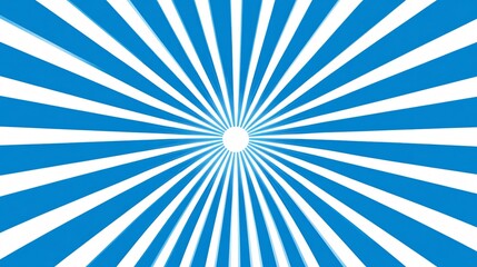 Electric blue background featuring dramatic streaks radiating dynamically from the center made with Generative AI technology