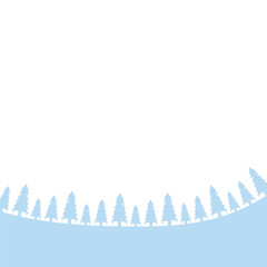 Fototapeta premium Winter Tree Land Shape