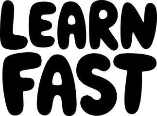 Learn Fast Bold Typography Design