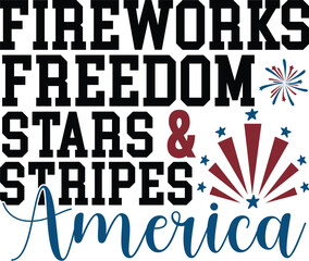 4th of july svg design cut files
