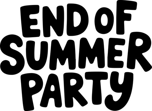 End Of Summer Party Invitation