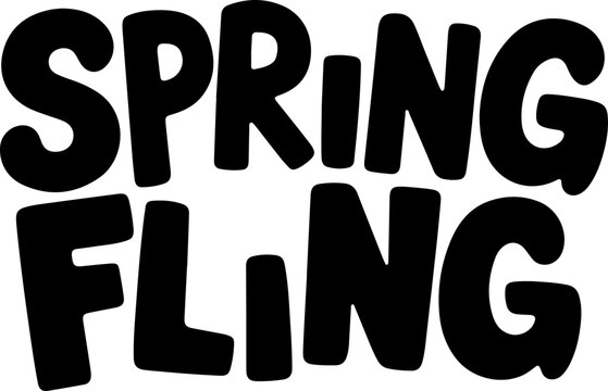 Spring Fling Event Design Graphic