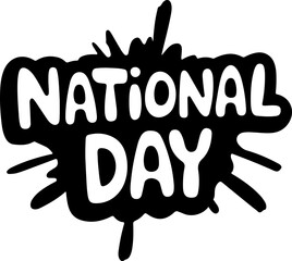 Obraz premium National Day Celebration Graphic Design