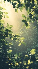 Natural Background | Scenic Outdoor Texture with Trees, Sky, Grass, and Earth Elements for Digital & Print Use
