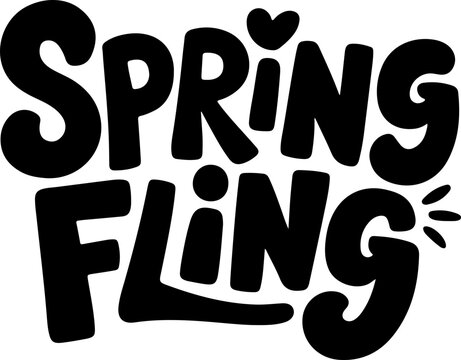 Spring Fling Event Design Graphic