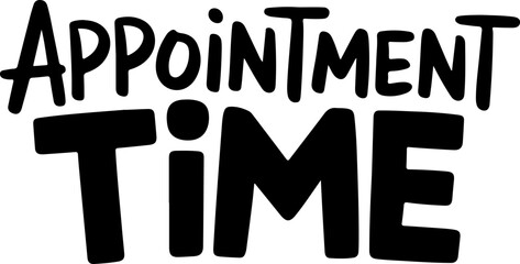 Appointment Time Reminder Schedule Graphic