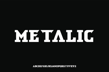 Display alphabet font vector design suitable for headline, poster, logo, magazine and many more