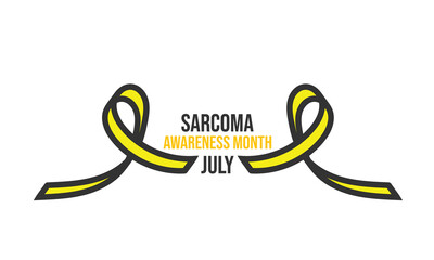 Obraz premium Sarcoma Awareness Month. background, banner, card, poster, template. Vector illustration.