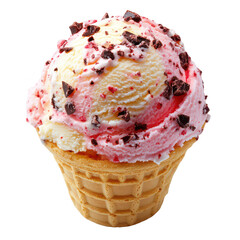 Ice Cream isolated on transparent background.