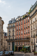 Les rues du centre ville de Paris en France