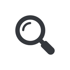 Magnifying Glass Icon Search, Zoom, Discover, Explore, Investigate