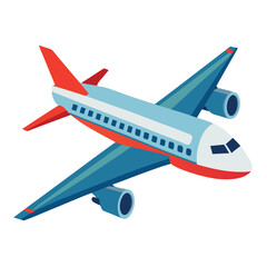 passanger-aeroplane-vactor-image-on-white-background