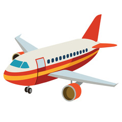 passanger-aeroplane-vactor-image-on-white-background