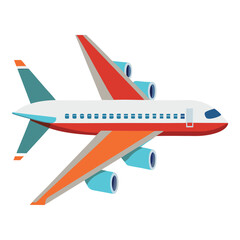 passanger-aeroplane-vactor-image-on-white-background
