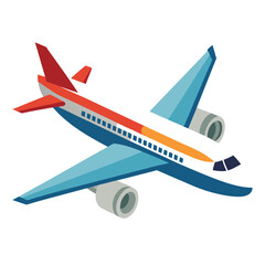 passanger-aeroplane-vactor-image-on-white-background