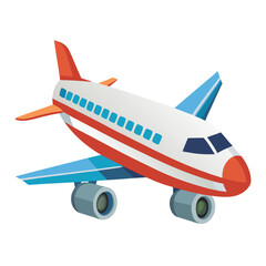 passanger-aeroplane-vactor-image-on-white-background