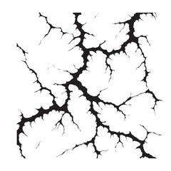 black crack texture distressed cracked surface grunge wall cracked pattern. 