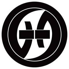 家紋です。丸に錨崩しといいます。