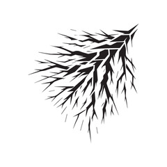 black crack texture distressed cracked surface grunge wall cracked pattern. 