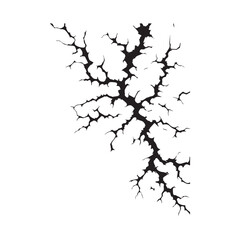 black crack texture distressed cracked surface grunge wall cracked pattern. 