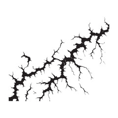 black crack texture distressed cracked surface grunge wall cracked pattern. 