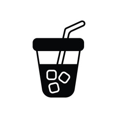 Iced Coffee Vector icon