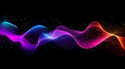 Abstract colorful wave background wallpaper design for desktop and mobile hd resolution graphic art