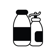 Milk Syrup Vector icon