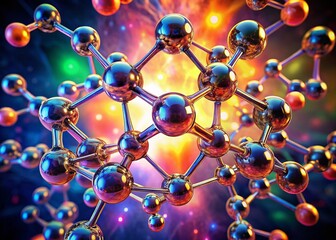 Precision in Molecular Structure: 3D Abstract Chemistry & Physics Research