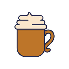 Viennese Coffee Vector icon