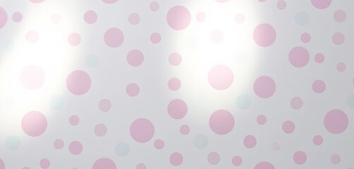 Pastel background, hard light illuminates seamless polka dot coffee cup pattern,  retro,  design element