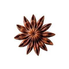 A star anise spice with a unique star-shaped appearance, perfect for culinary and decorative purposes.