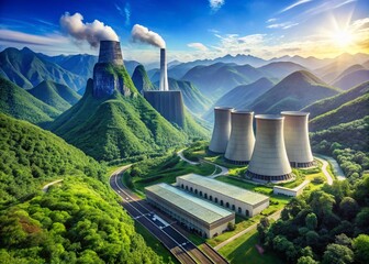 Sustainable Nuclear Power Plant in Chinese Mountains: Clean Energy Innovation