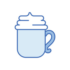 Viennese Coffee Vector icon