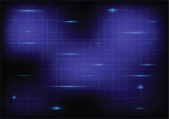 Abstract digital healthcare design featuring a blue medical heartbeat wave and technology graph