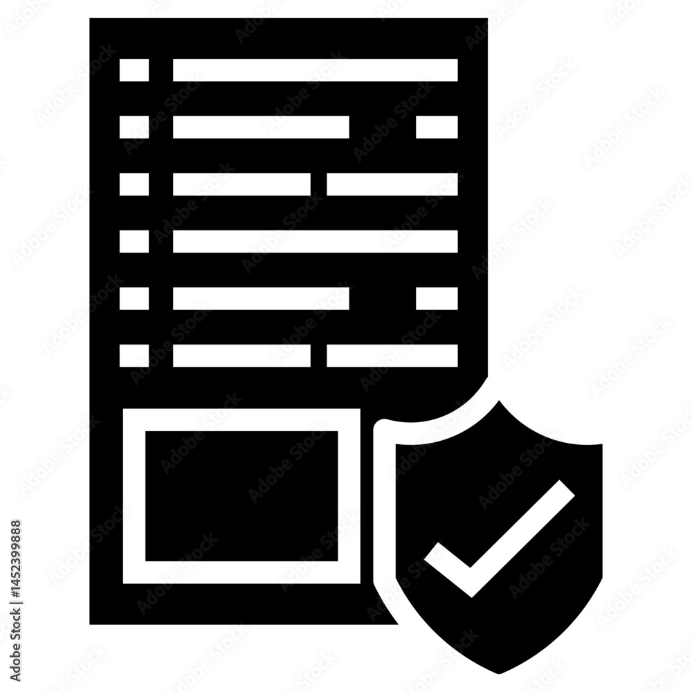 Poster document file vector icon