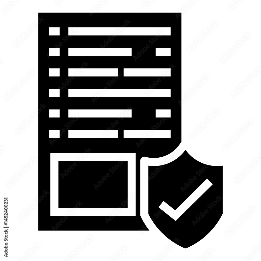 Poster document file vector icon