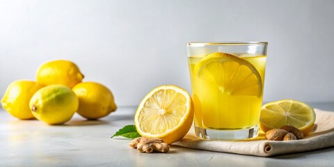 Vibrant Citrus & Ginger Immunotherapy Drink -  Health Boosting Wellness Shot