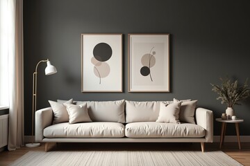 Minimalist living room with modern design