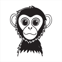 Close-Up Portrait of a Curious Spider Monkey in Natural Habitat