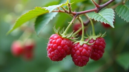 Microscopic Landscape of Raspberry Fruit