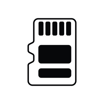 Memory Card Vector icon