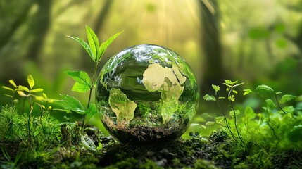 cybernetic environmental consultant managing sustainable solutions, dynamic climate data analysis, high-tech impact mitigation system