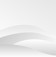 Grey and white gradient wave line blur effect background