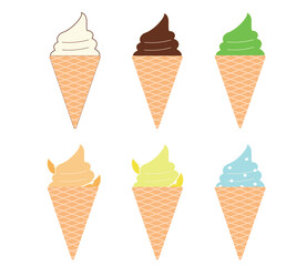 ソフトクリーム　フレーバーセット