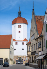Obraz premium City gate of the town Oettingen